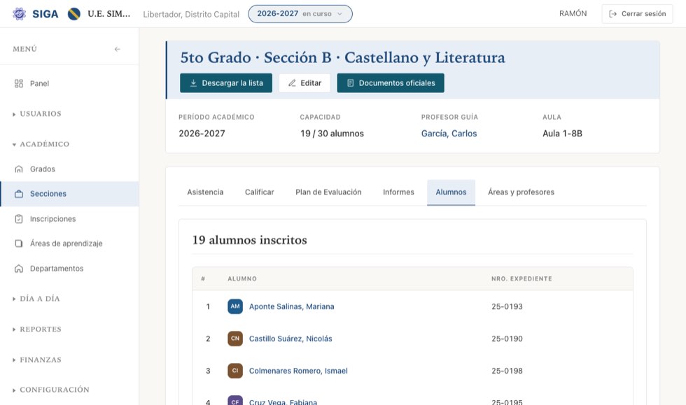 «Descargar la lista», arriba de cualquier sección. No hay que armar nada.